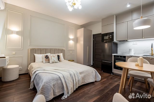 

Квартира-студия, 25 м², 2 кровати