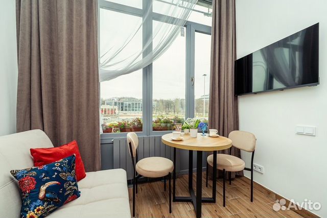 

Квартира-студия, 32 м², 2 кровати