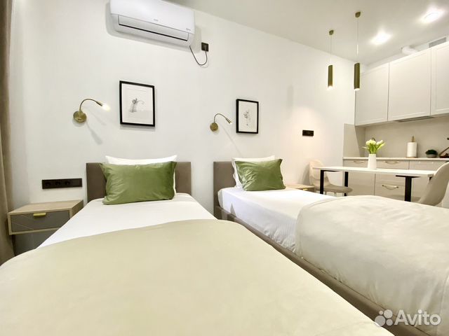 

Квартира-студия, 20 м², 2 кровати