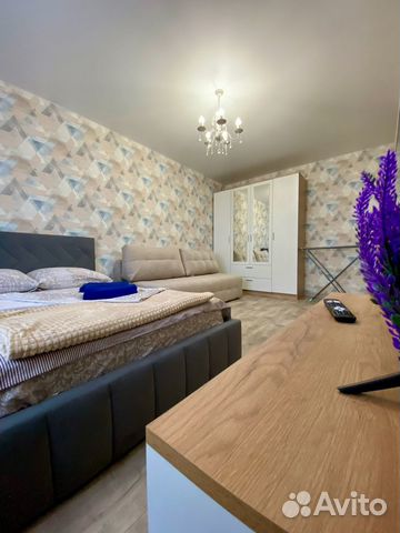 

1-к. квартира, 38 м², 2 кровати