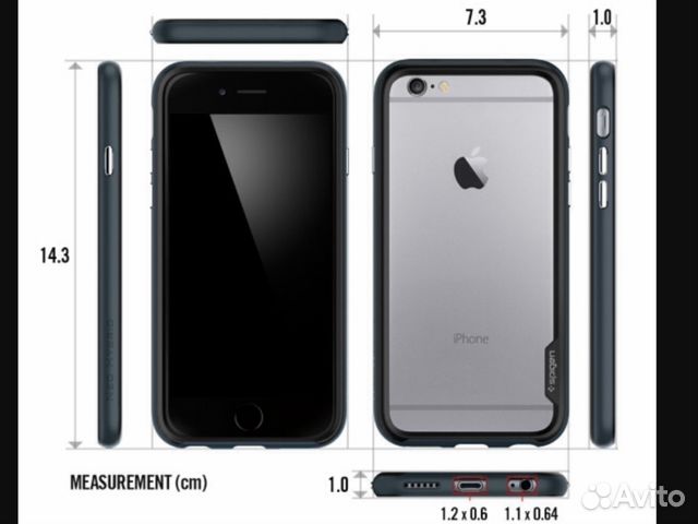 Черный матовый бампер для iPhone 6 Черный матовый бампер для iPhone 6