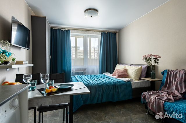 

Квартира-студия, 26 м², 2 кровати