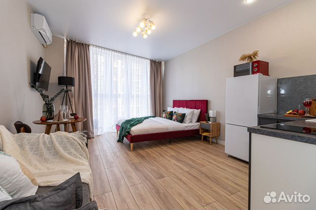 

Квартира-студия, 26,5 м², 2 кровати