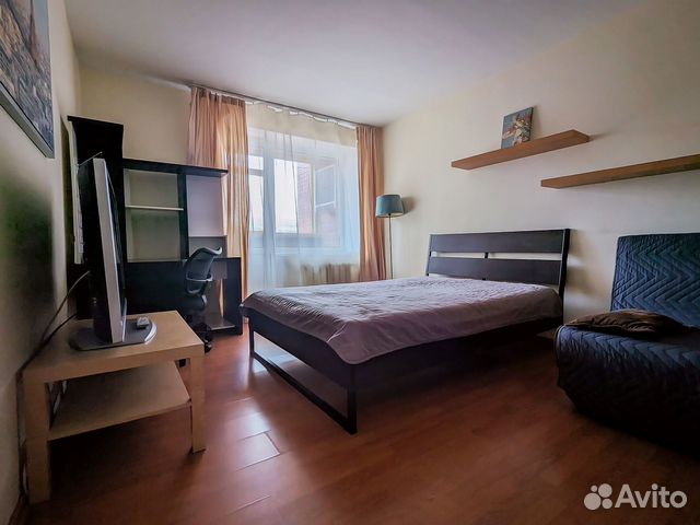 

1-к. квартира, 34 м², 2 кровати