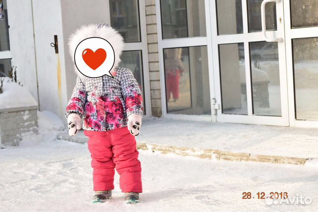 Продам зимний костюм на девочку