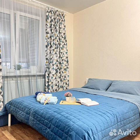 

1-к. квартира, 45 м², 2 кровати