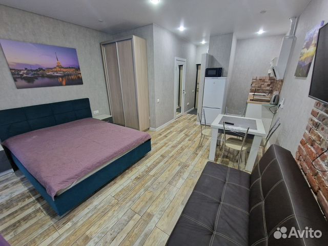 

Квартира-студия, 33 м², 2 кровати