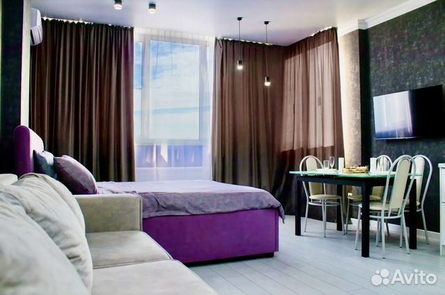 

Квартира-студия, 39 м², 2 кровати