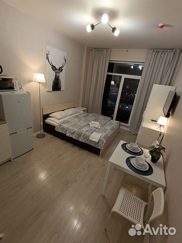 

Квартира-студия, 26 м², 2 кровати