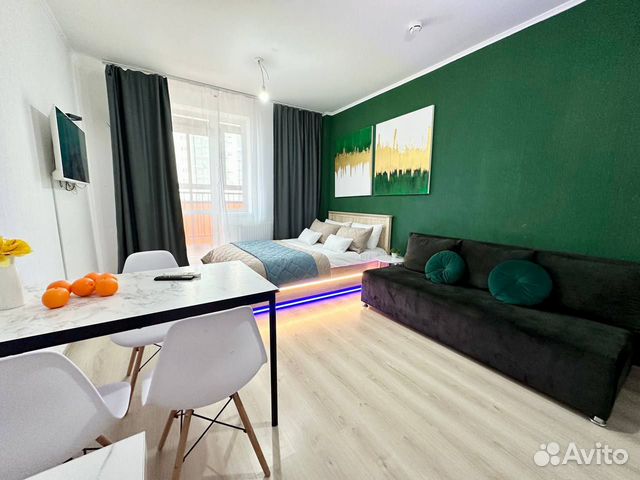 

Квартира-студия, 32 м², 2 кровати