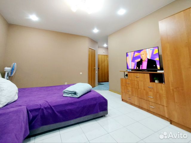 

1-к. квартира, 44 м², 2 кровати