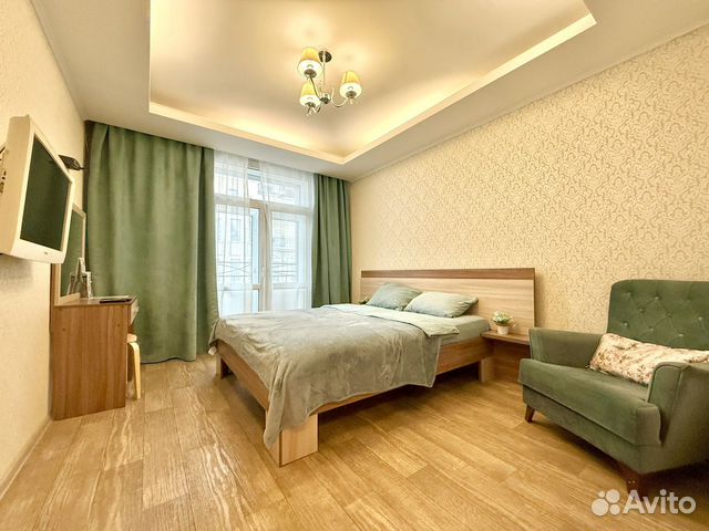 

1-к. квартира, 43 м², 2 кровати