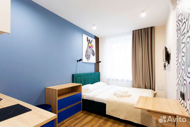 

Квартира-студия в апарт-отеле, 10,5 м², 1 кровать