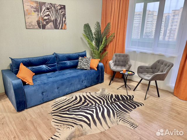 

1-к. квартира, 40 м², 3 кровати