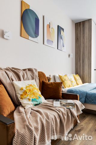 

Квартира-студия, 26 м², 2 кровати