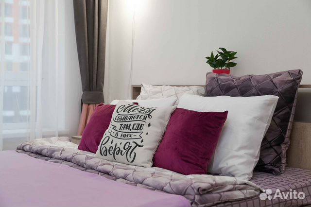

1-к. квартира, 44 м², 2 кровати