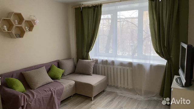 

1-к. квартира, 38 м², 2 кровати