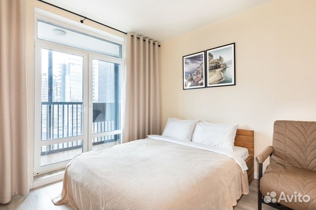 

Квартира-студия, 30 м², 2 кровати