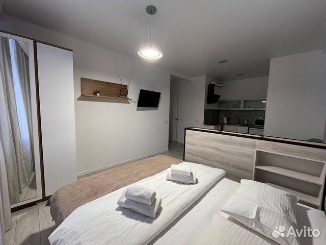 

Квартира-студия, 30 м², 2 кровати