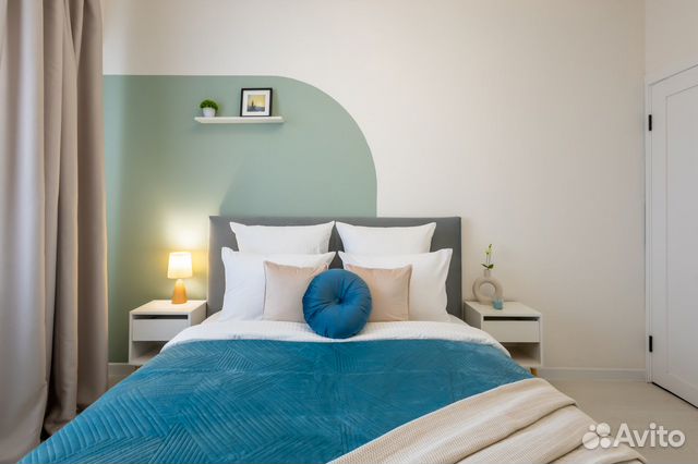 

1-к. квартира, 51,5 м², 2 кровати