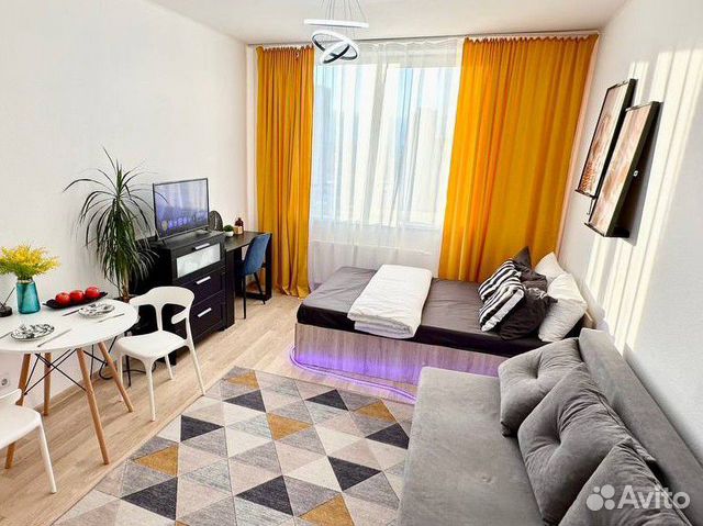 

Квартира-студия, 32,9 м², 2 кровати