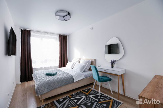 

1-к. квартира, 50 м², 2 кровати