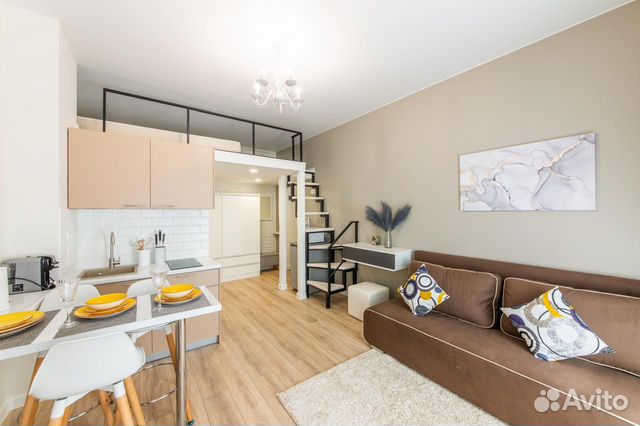 

Квартира-студия, 23 м², 2 кровати