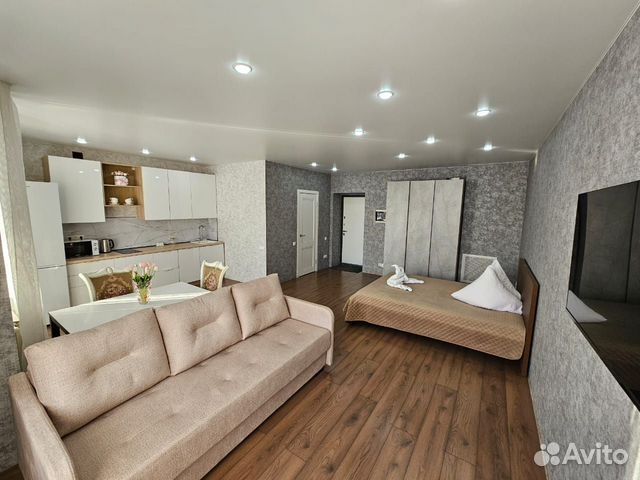 

1-к. квартира, 42 м², 2 кровати