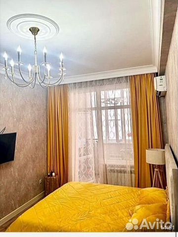 

1-к. квартира, 61 м², 2 кровати