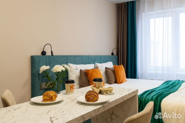 

Квартира-студия, 25 м², 2 кровати