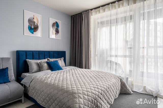 

Квартира-студия, 30 м², 2 кровати