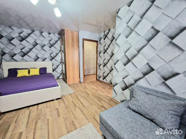 

1-к. квартира, 45 м², 3 кровати
