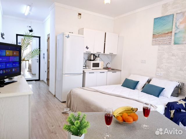 

Квартира-студия, 25 м², 2 кровати
