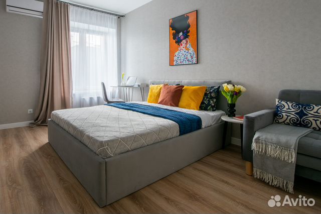 

1-к. квартира, 36 м², 2 кровати