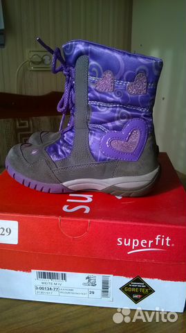 Полусапожки Superfit,раз.29 gore-TEX