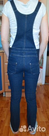 Джинсовый комбинезон для беременных