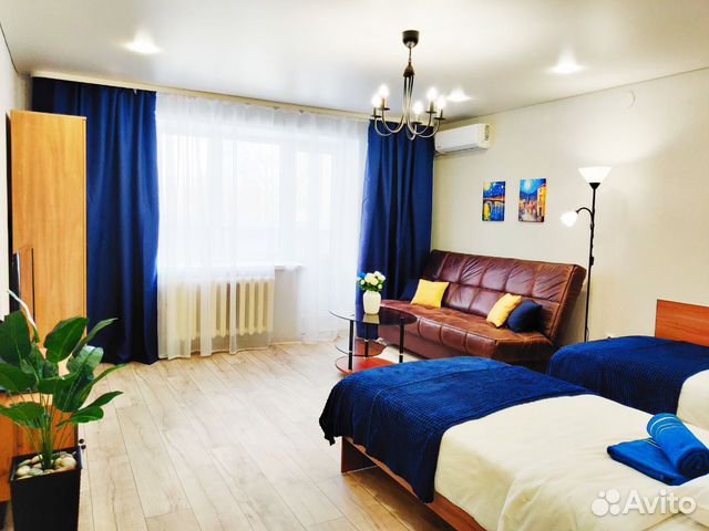 

1-к. квартира, 45 м², 2 кровати