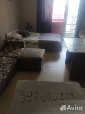 

Квартира-студия, 28 м², 3 кровати