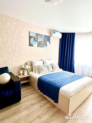 

1-к. квартира, 45 м², 2 кровати