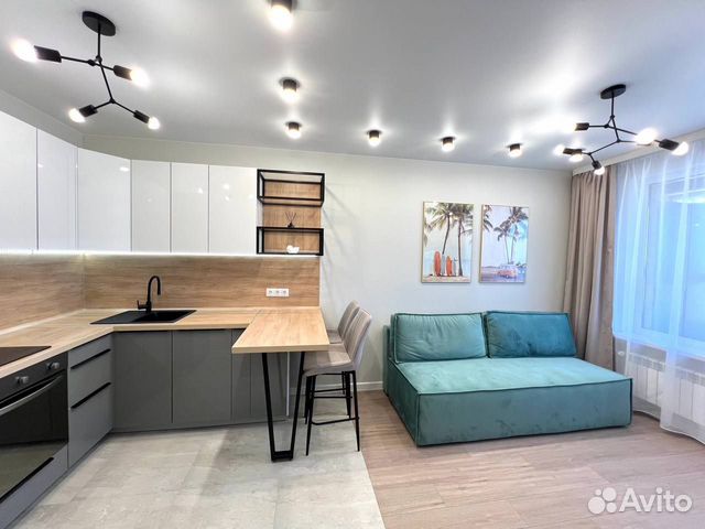 

1-к. квартира, 34 м², 2 кровати