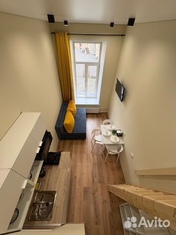 

Квартира-студия, 15 м², 2 кровати