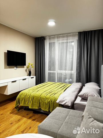 

Квартира-студия, 25 м², 3 кровати