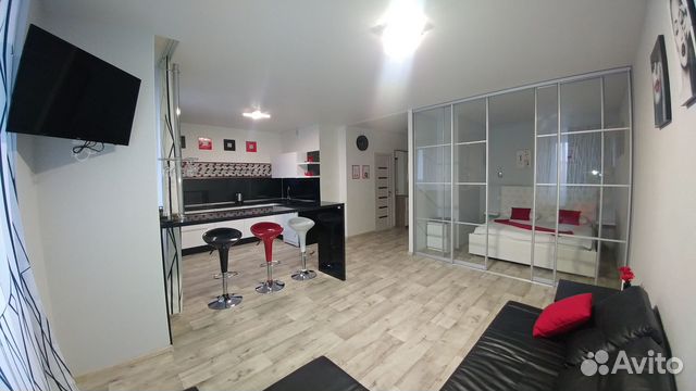 

Квартира-студия, 48 м², 2 кровати