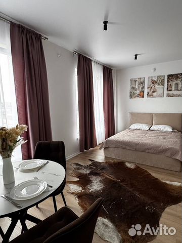 

Квартира-студия, 33 м², 1 кровать