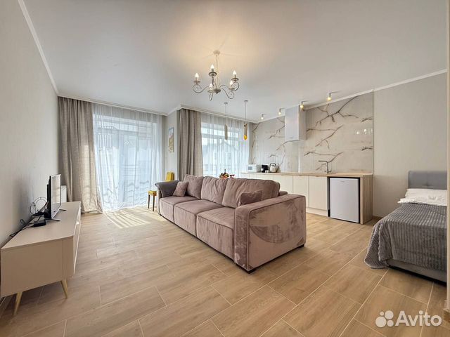 

Квартира-студия, 39 м², 2 кровати