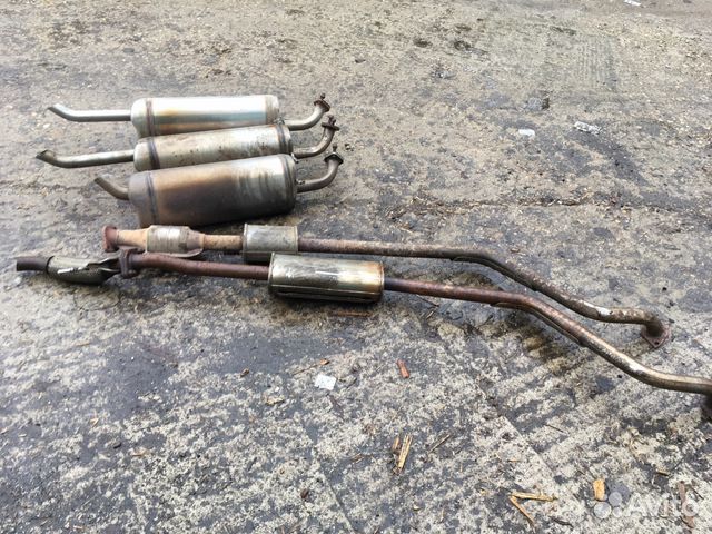 Глушитель, выхлопной тракт Hyundai Solaris, Kia Ri