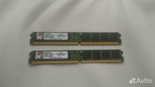 Новая оперативная память Kingston 800 mhz 2Гб DDR2