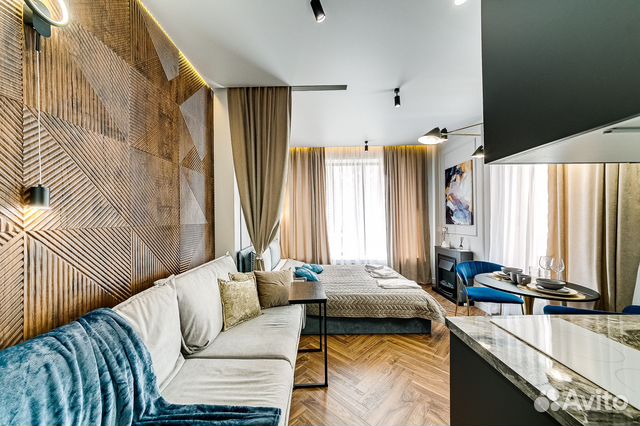 

Квартира-студия, 20 м², 2 кровати