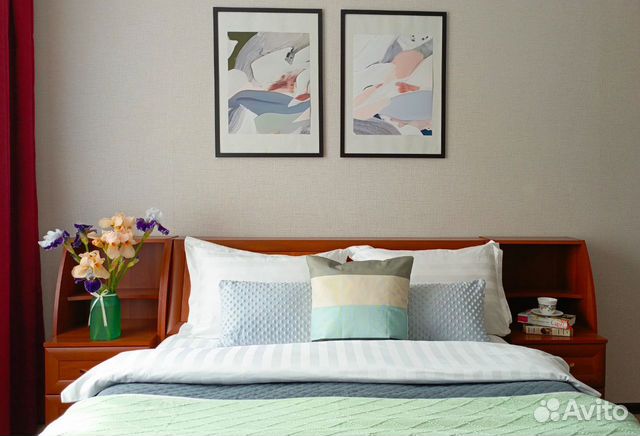 

1-к. квартира, 40 м², 2 кровати