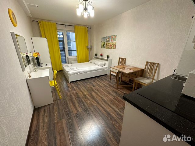 

Квартира-студия, 25 м², 1 кровать